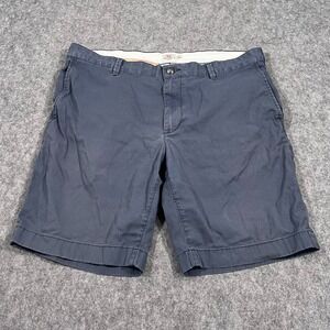 Faherty Brand Navy Blue‎ Island Life Organic Cotton Chino Shorts Men's Size 36